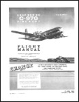 Boeing C-97G Flight Manual (part# 1C-97G-1)