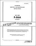 North American F-86A Erection and Maintenance Manual (part# AN 01-60JLA-2)
