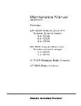 Bendix DA-1203A, -144A, AT-143A&AT-133A Maintenance Manual (part# I.B.21000A)