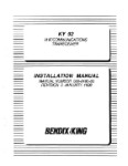 Bendix/King KY92 VHF-COMM Trans. 1988 Installation Manual (part# 006-0165-03)