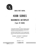 Cessna 400B Type AF-550A Navomatic Autopilot Maintenance, Parts Manual (part# D4565-13)
