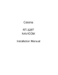 Cessna RT-328T NAV/COM Installation Manual (part# D4555-13-IN)