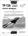Lockheed YF-12A Flight Manual (part# YF-12A-1)