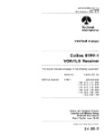 Collins 51RV-1 VOR-ILS Receiver 1963 Overhaul Manual (part# 523-00736003-C6)
