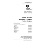 Collins ADF-60 1977 Instruction Book (part# 523-0766184-002)