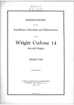 Wright R-2600 Cyclone 14 Maintenance Manual