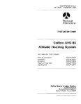 Collins AHS-85 Attitude Heading System Instruction Book (part# 523-0772305-001)