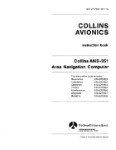 Collins ANS-351 Area Navigation Computer Instruction Book (part# 523-0767601-001)