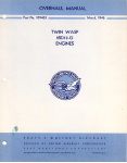 P&W R-2000 Twin Wasp Maintenance Manuals (part# 109465/109464)