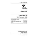 Collins HPU-74 & HSI Processor Unit Instruction Book (part# 523-0772709-001)