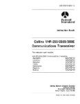 Collins VHF-250-250S-250E Com. Receiver Instruction Book (part# 523-0766705-002)