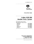Collins WXR-300 Weather Radar System Maintenance/Operation/Installation (part# 523-0768937-001)
