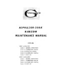 Genave Alpha 200-200A Nav-Com Maintenance Manual (part# GNALPHA200,A-M)
