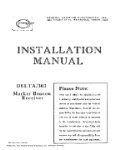 Genave Delta 303 Marker Beacon Receive Installation Manual (part# 1090904)