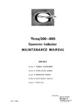 Genave Theta-300-400 Converter Indica. Maintenance Manual (part# 1090402)