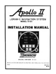 II Morrow Inc Apollo II Model 612C Installation Manual (part# 587)