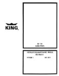 King KA 134 Audio Panel Maintenance Manual (part# 006-0159-01)