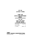 King KFC 200, KTS 150 1976 Maintenance & Overhaul Manual (part# 006-5134-00)
