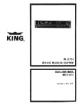 King KN 62/62A DME Maintenance/Installation Manual 1979 (part# 006-0144-03)