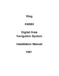 King KNS80 Digital Area Nav Sys 1981 Installation Manual (part# 006-0154-00)