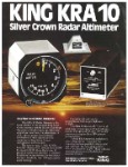 King KRA 10 Radar Altimeter - Color Pilot's Guide (part# 006-8286-00)