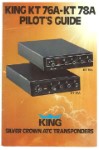 King KT 76A-78A Transponder Pilot's Guide (part# KIKT76A,78A-PGC)