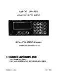 Narco LRN-820 Loran-C Nav. System Installation/Operation Manual (part# 03120-620)