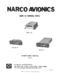 Narco MKR 101 Series, TSO'd 1976 Maintenance Manual (part# 3401-600)
