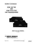 Narco COM 120 TSO & COM 120-20 TSO Installation Manual (part# 03218-0621)