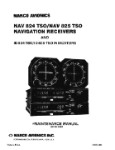 Narco NAV 824 TSO-NAV 825 TSO Maintenance Manual (part# 03115-0600)