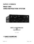 Narco RNAV 860 1982 Installation/Operation & Maintenance (part# 03225-0600)