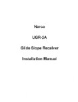 Narco UGR-2A Glide Slope Receiver Installation Manual (part# NRUGR2A-66-IN-C)