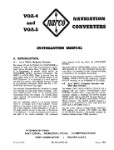 Narco VOA-4, -5 Navigation Converters Installation Manual (part# IM-3201/3202-623)