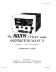 Narco VTR-2A Omnigator Mark II Operation, Installation & Maintenance Manual (part# MM-101 / CN44-F)