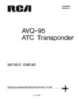 RCA - Primus - Honeywell - Sperry AVQ- 95 ATC Transponder Maintenance Manual (part# IB8029015)