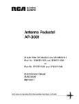 RCA - Primus - Honeywell - Sperry AP-3001 Antenna Pedestal 1979 Maintenance Manual (part# IB8029085)