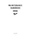 Boeing 727 Boeing Maintenance Manual (part# BO727-M-C)