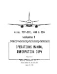 Boeing 737-300-400-500 Operations Manual (part# BO737300-400-50)