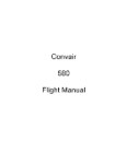Convair 580 Convair Flight Manual (part# CN580-F-C)