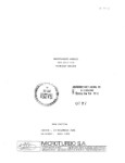 Microturbo TRI 60-2 074 Turbojet Engine Maintenance Manual 1986 (part# DT 79-11)