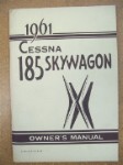 Cessna 185 1961 Owner's Manual USED ORIGINAL