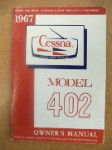Cessna 402 1967 Owner's Manual USED ORIGINAL (part# D571-13)
