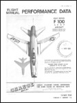 North American F-100A, F-100C, F-100D, F-100F Performance Manual (part# 1F-100A-1-1)