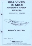 Sea Vixen D Mk.3 Pilot's Notes