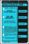 Grumman EA-6B Block 82 & 89 Pocket Checklist (part# NAVAIR 01-85ADC-1B)