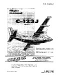 Fairchild C-123J 1961 Flight Manual (part# TO 1C-123J-1)