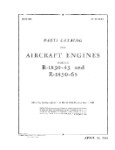 Pratt & Whitney Aircraft R-1830-43, R-1830-65 Illustrated Parts Catalog (part# 02-10CD-4)