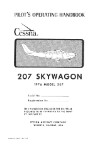 Cessna 207 Skywagon 1976 Pilot's Operating Handbook (part# D1067-13)