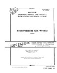 B.F. Goodrich High Pressure Tail Wheels 1945 Operation, Maintenance, Overhaul, Parts Catalog (part# 4W2-3-1)