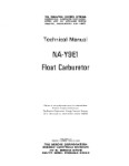 Bendix NA-Y9E1 Float Carburetor 1955 Overhaul (part# BXNAY9E1)